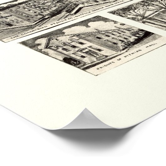 Suffolk, VA Panoramic Map - 1907 Poster (Ecke)