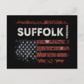 Suffolk Virginia Postkarte (Vorderseite)