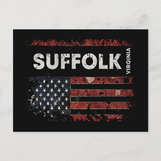 Suffolk Virginia Postkarte (Vorderseite)