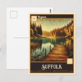 Suffolk, Virginia | Vintage Postkarte (Vorne/Hinten)