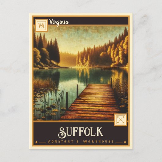 Suffolk, Virginia | Vintage Postkarte (Vorderseite)