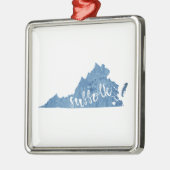 Suffolk Virginia Virginia Wood Plaque Ornament Aus Metall (Links)