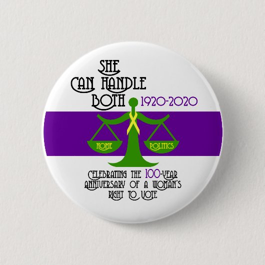 Suffrage Button (Vorderseite)