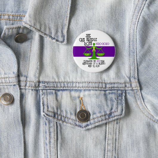 Suffrage Button (Beispiel)
