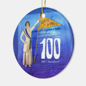 Suffrage Centennial Keramik Ornament (Links)