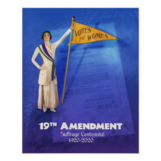Suffrage Centennial Poster (Vorderseite)