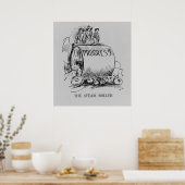 Suffrage Steamroller Politischer Cartoon Poster (Küche)