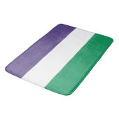 Suffragette Flag Badematte (Schrägansicht)
