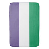 Suffragette Flag Badematte (Vorderseite Vertikal)