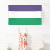 Suffragette Flag Banner (Insitu)