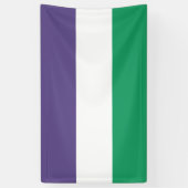 Suffragette Flag Banner (Vertikal)