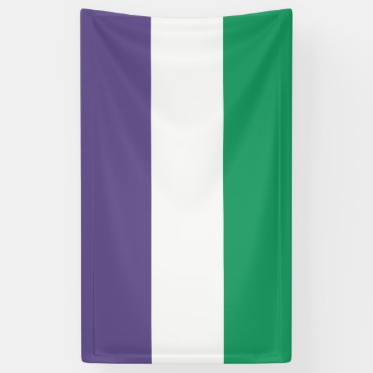 Suffragette Flag Banner (Vertikal)