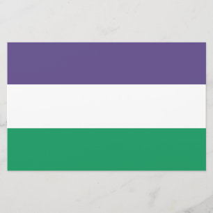 Suffragette Flag Briefpapier