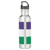 Suffragette Flag Edelstahlflasche (Rückseite)