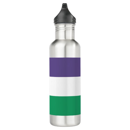Suffragette Flag Edelstahlflasche (Rechts)