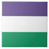 Suffragette Flag Fliese (Vorderseite)