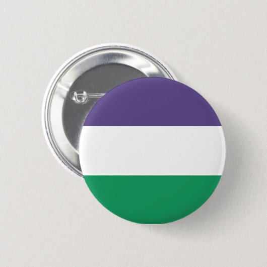 Suffragette Flag - Frauenleiden Button (Vorne & Hinten)
