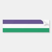 Suffragette Flag Frauensuffrage Pro-Choice Autoaufkleber (Vorne)