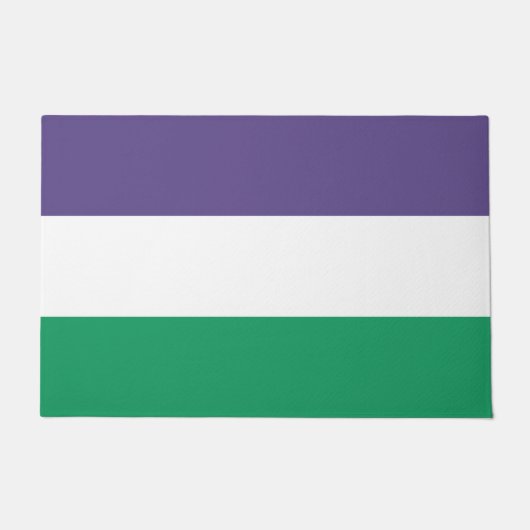 Suffragette Flag Fußmatte (Vorderseite)