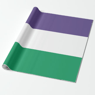 Suffragette Flag Geschenkpapier