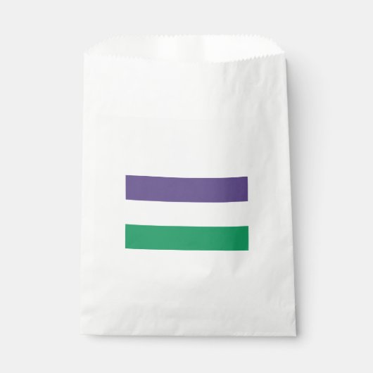 Suffragette Flag Geschenktütchen (Vorderseite)