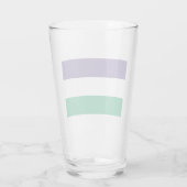 Suffragette Flag Glas (Rückseite)