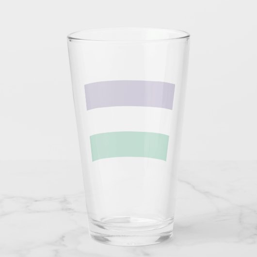 Suffragette Flag Glas (Rückseite)