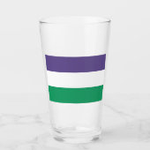 Suffragette Flag Glas (Vorderseite)