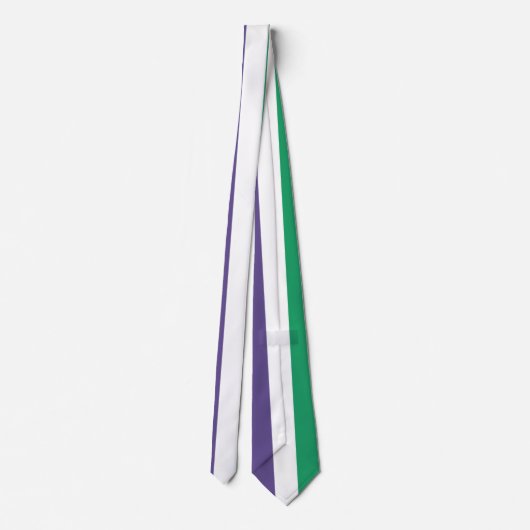 Suffragette Flag Krawatte (Rückseite)