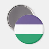 Suffragette Flag Magnet (Vorderseite/Rückseite)
