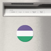 Suffragette Flag Magnet (In Situ (Geschirrspüler))