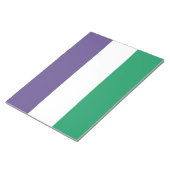 Suffragette Flag Notizblock (angewinkelt)
