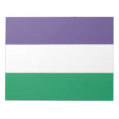 Suffragette Flag Notizblock (Vorderseite)