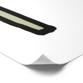 Suffragette Flag Poster (Ecke)