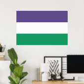 Suffragette Flag Poster (Heimbüro)