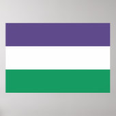 Suffragette Flag Poster (Vorne)