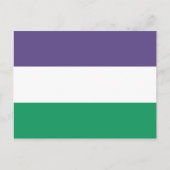 Suffragette Flag Postkarte (Vorderseite)