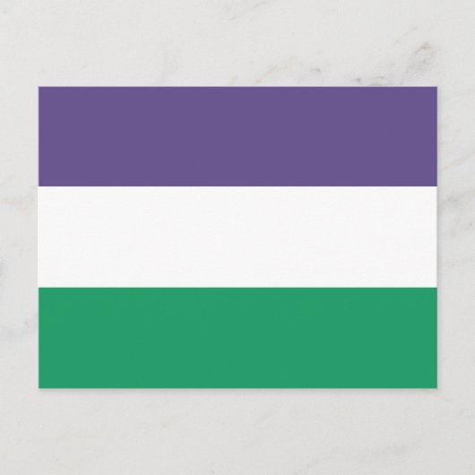Suffragette Flag Postkarte (Vorderseite)