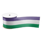 Suffragette Flag Satinband (Spule)