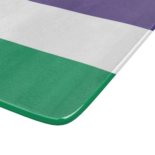 Suffragette Flag Schneidebrett (Ecke)