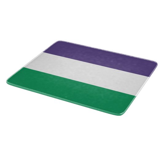 Suffragette Flag Schneidebrett (Ecke)