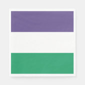 Suffragette Flag Serviette (Vorderseite)