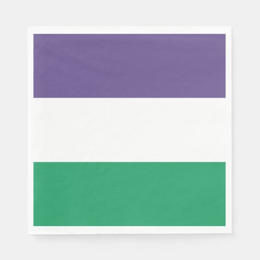 Suffragette Flag Serviette (Vorderseite)