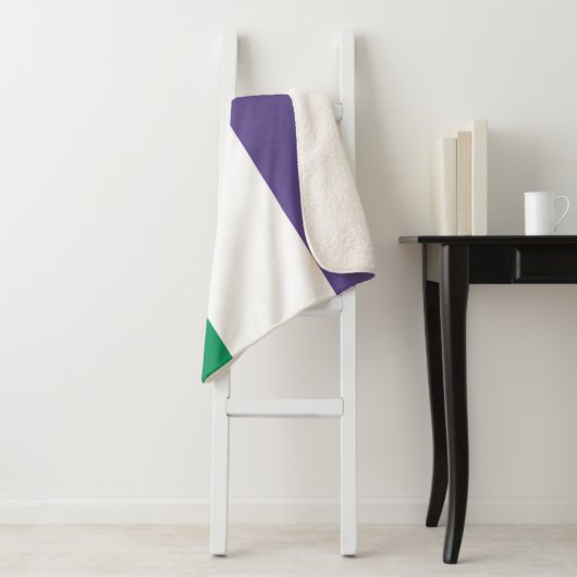 Suffragette Flag Sherpadecke (Beispiel)