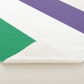 Suffragette Flag Sherpadecke (3/4)