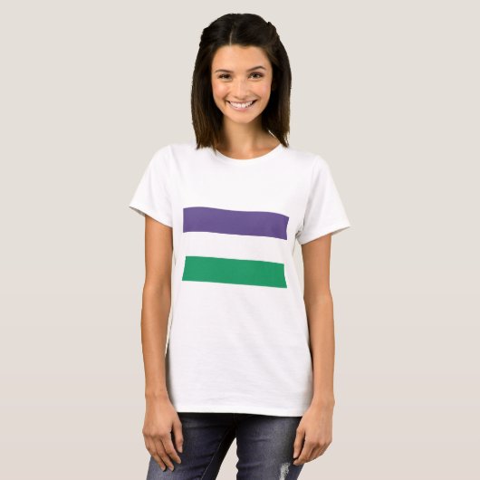Suffragette Flag T-Shirt (Vorne ganz)