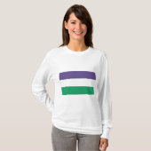 Suffragette Flag T-Shirt (Vorne ganz)