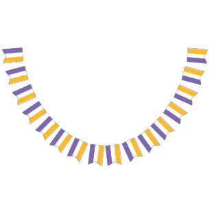 Suffragette-Flaggen-Partyfahne Wimpelkette
