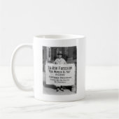 Suffragette für Alice Paul, 1917 Kaffeetasse (Links)