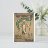 Suffragette Magazine Postkarte (Stehend Vorderseite)